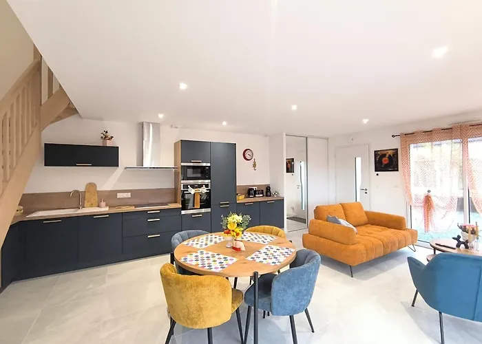 Ferienhaus L'art Pop - Chic & Colore A 5 Min En Voiture *